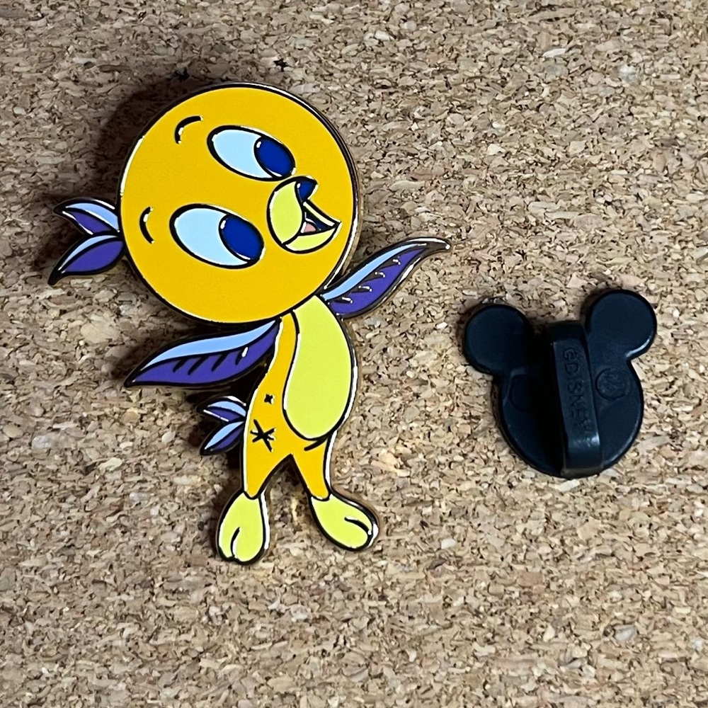 50th Anniversary Orange Bird Pin